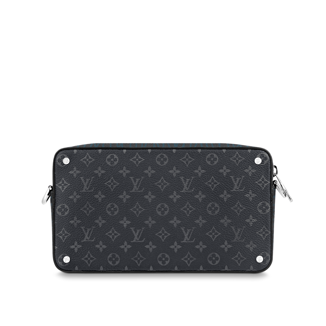 VL Branded Genuine Leather Monogram Volga Bag 9135