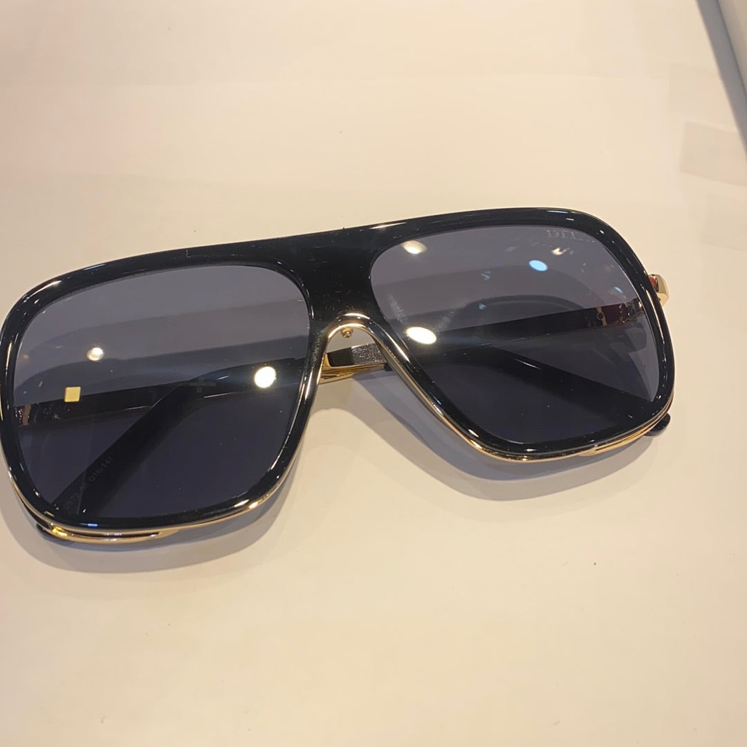 Mah Black Fram Printed Branded Luxury Sunglasses 2672 58 16-141