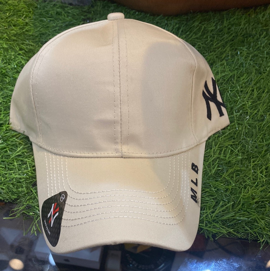 Cream Colour MLB Ny Yn Cap