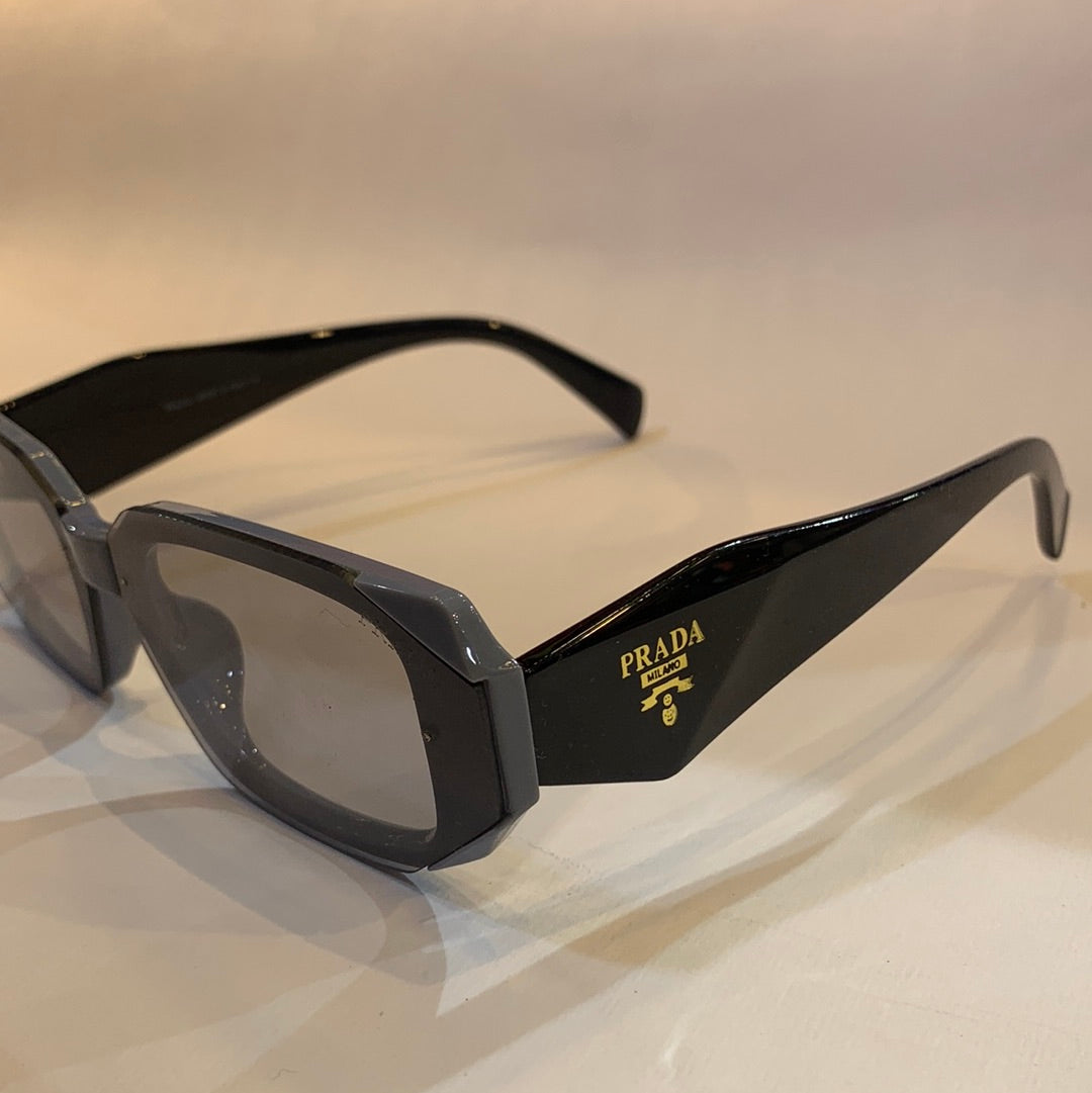 ARP black grey frame grey shade sunglass W9031 65 11-143