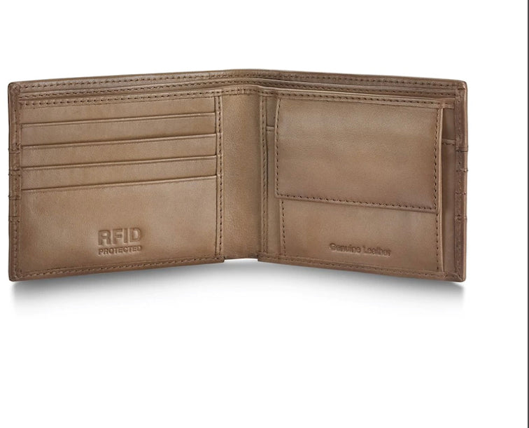 Titan RFID Protected Anti Theft Wallet in Tan TW230LM1TN