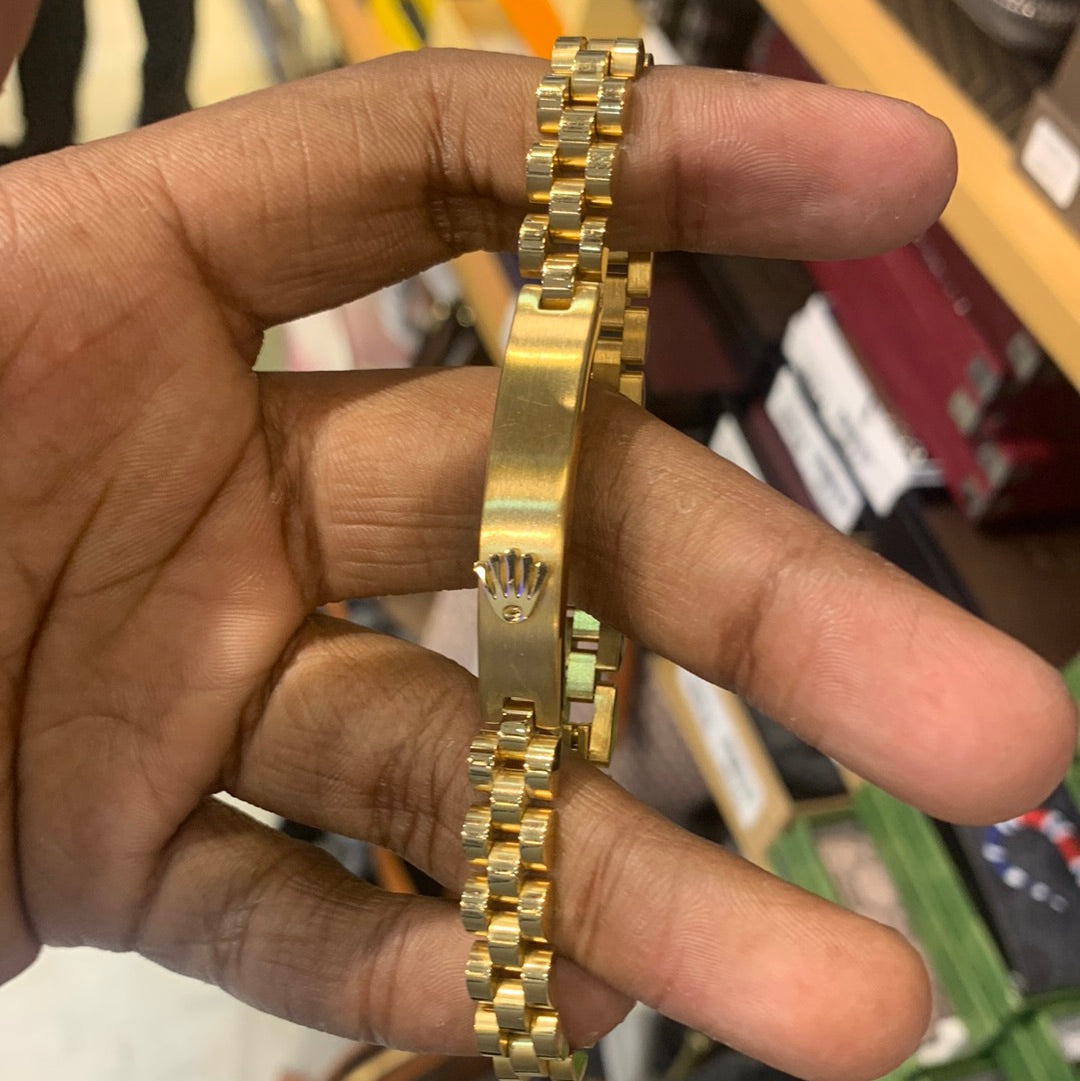 ROL LOR Gold Design Chain Bracelet Men 502358