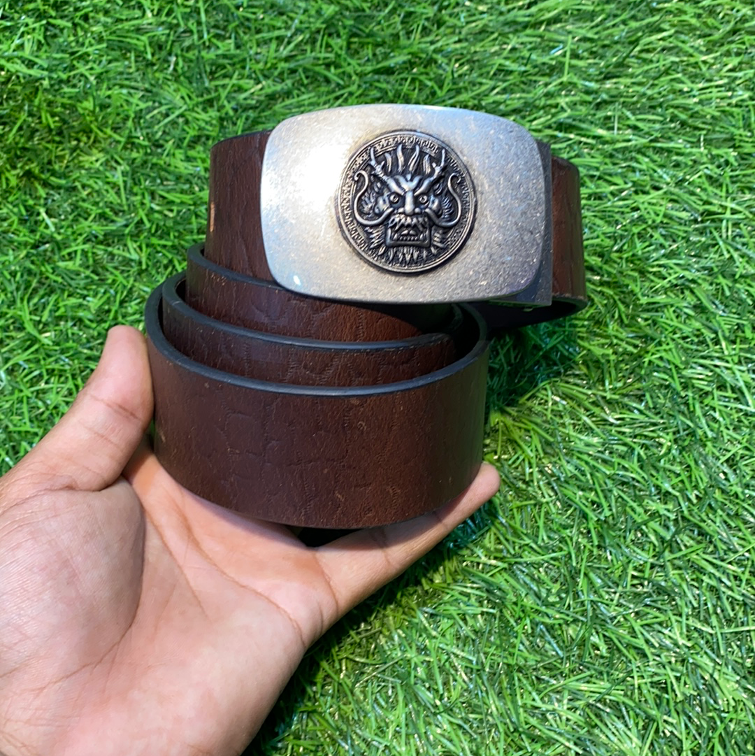 Men’s Genuine Leather Belt (Brown) 900106