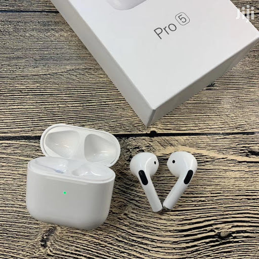 Bluetooth Wireless Buds Earpods Pro 5 (White)