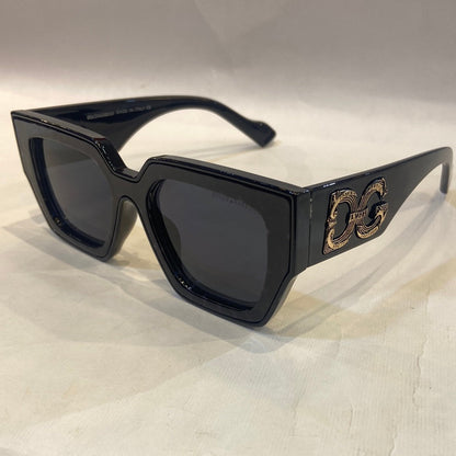 LOD DG Black Frame Black Shade Sunglass 8291 57 18-142