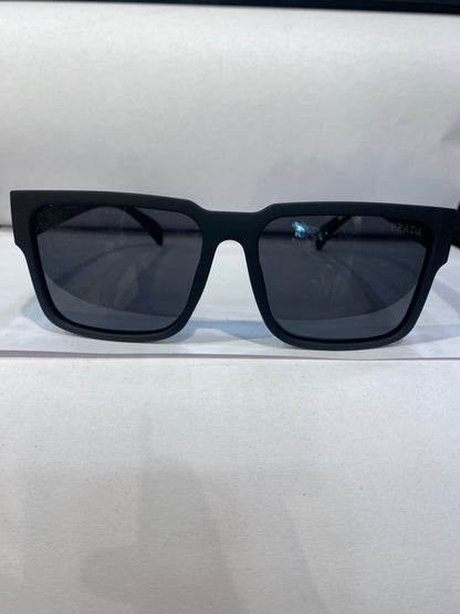 Arp Black Frame Black Shade Unisex Branded Sunglasses N-4005P 55 17 136