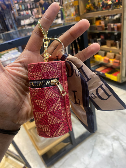 Imported Multi Colour Coin Pouch Key Chain 988421