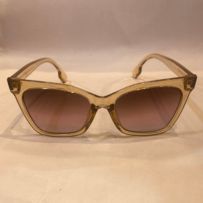 RUB Brown Transparent Frame Black Pink Shade Sunglass D2820 54 19-141 C5