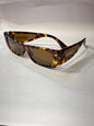 Rev Ver Leopard Frame Brown Shade Unisex Sunglass 44815417-140 ￼