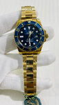 Lor Gold Chain Blue Ring Blue Dial Men’s Watch 989090