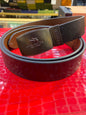 AOC COA Mate Black Buckle With Black Brown Double Side Strap Men’s Belt 989918