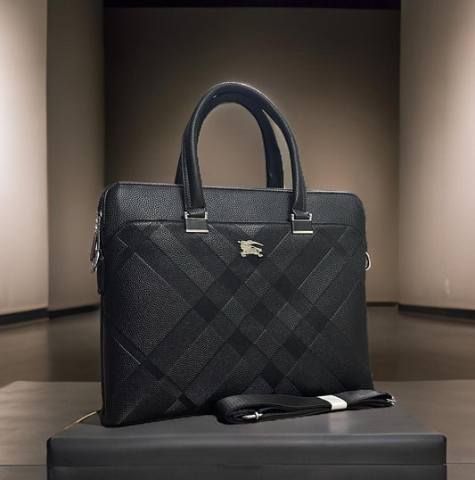 RUB BUR Black Colour With Multiple Zipper Laptop Bag B86633-5#