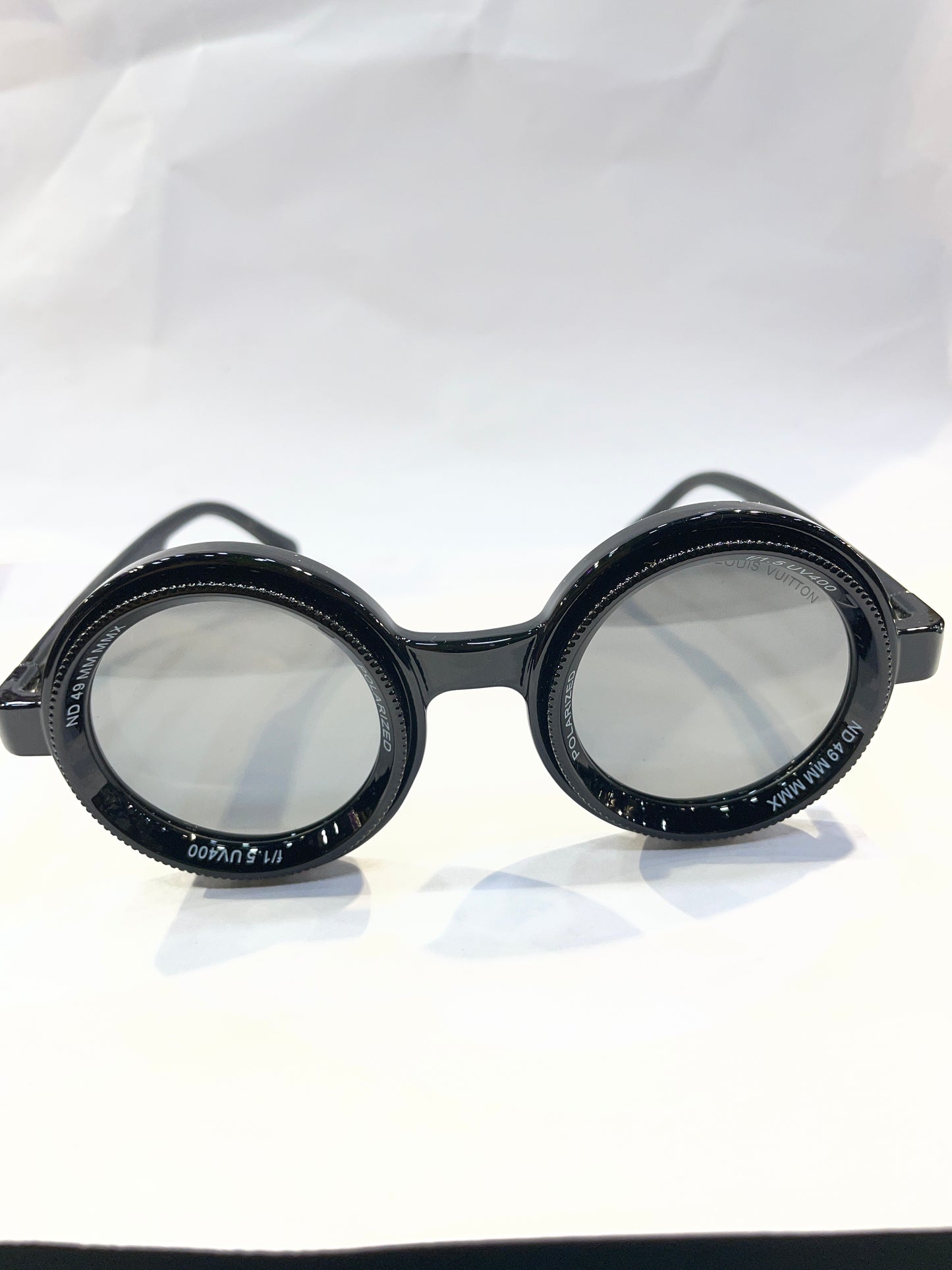UOL LV Black Frame Black Shade Unisex Sunglass XH-98357P-2 C9 43 20 133