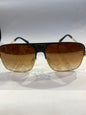 UOL Black Golden Frame Brown  Shade Sunglass 2076 52 18 142