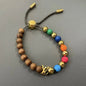 Uol Multi Colour Seeds Stone Imported Bracelet Heavy Quality 989692
