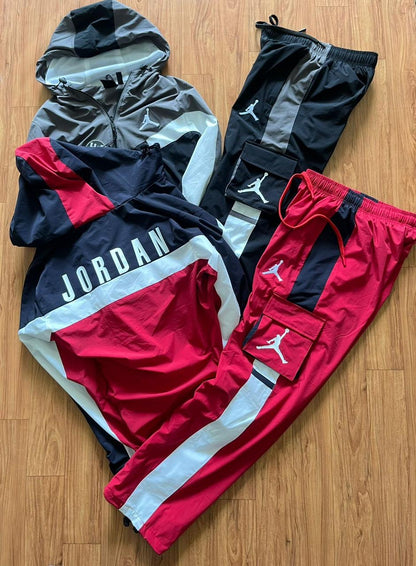 JOR ROJ Dark Grey  Black Colour Premium Quality Tracksuit Coord Set 28083