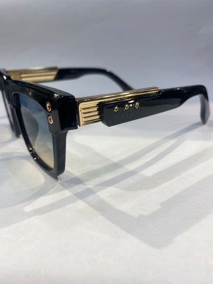 TID Black Frame Green Shade Unisex Sunglasses 98312 56 18 145