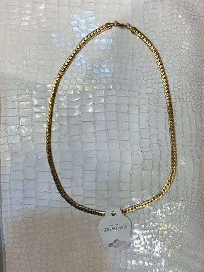 Imported Golden Colour Designer Unisex Neckchain 988467
