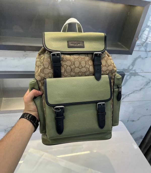 AOC COA CC Print Black Green Unisex Backpack 624071