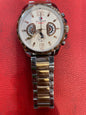 MOT TOM LIH Silver Copper Chain White Dial Men Watch 991054