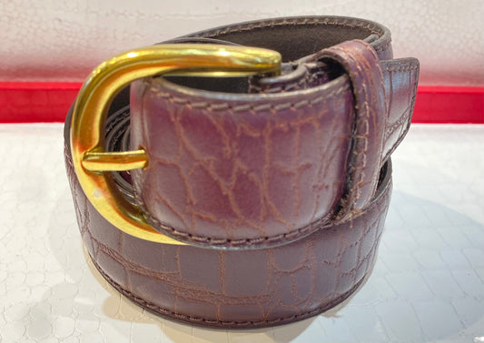 DIH Gold Buckle purple Belt 987539