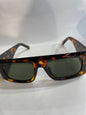 LOD Leopard Brown Frame Green Shade Unisex Sunglasses ZS98088 52 16-142