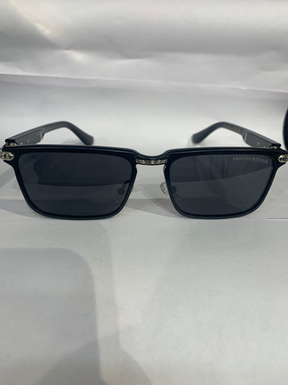 RHC Black Silver Frame Black Shade Unisex Sunglasses 3519 55 20 142