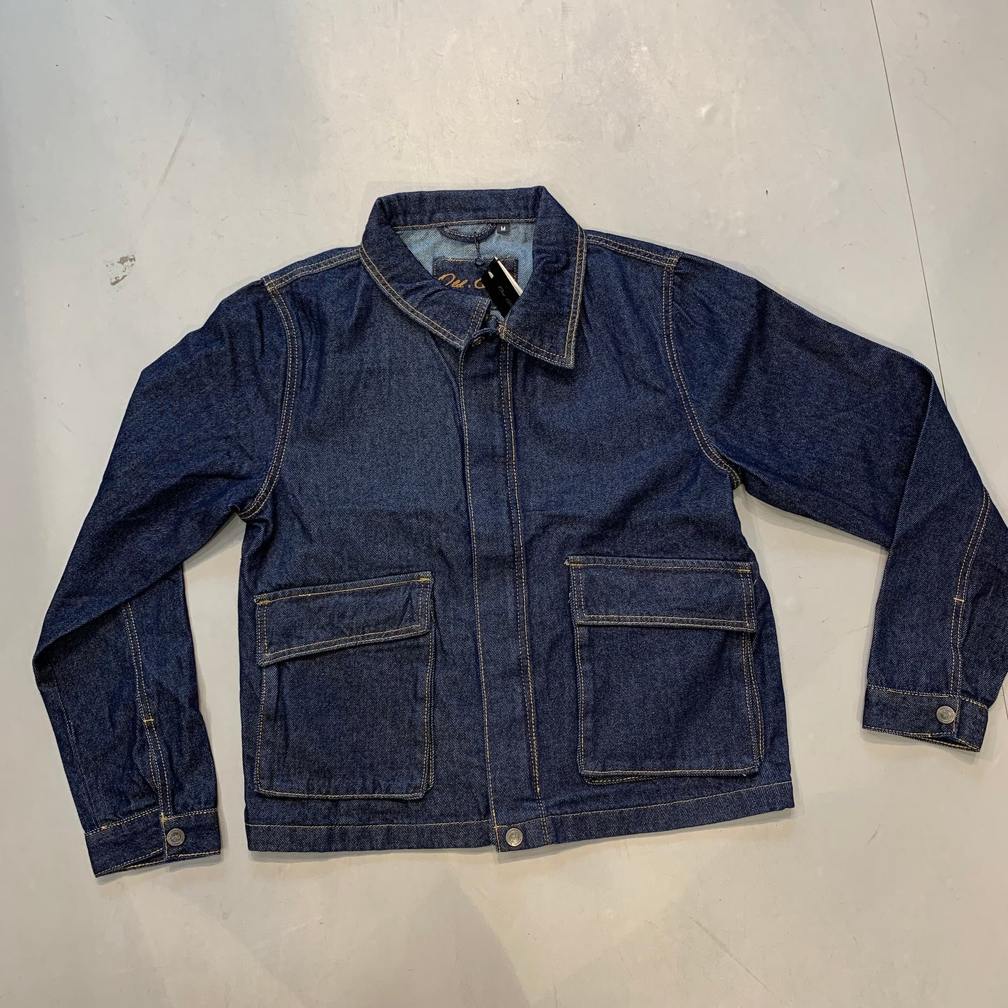 OLD BRO Dark Blue Premium Quality Imported Unisex Denim Jacket JAZ-1A