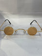 EMO Golden Frame Brown Shade Premium Quality Unisex Sunglass 674 28 39 138