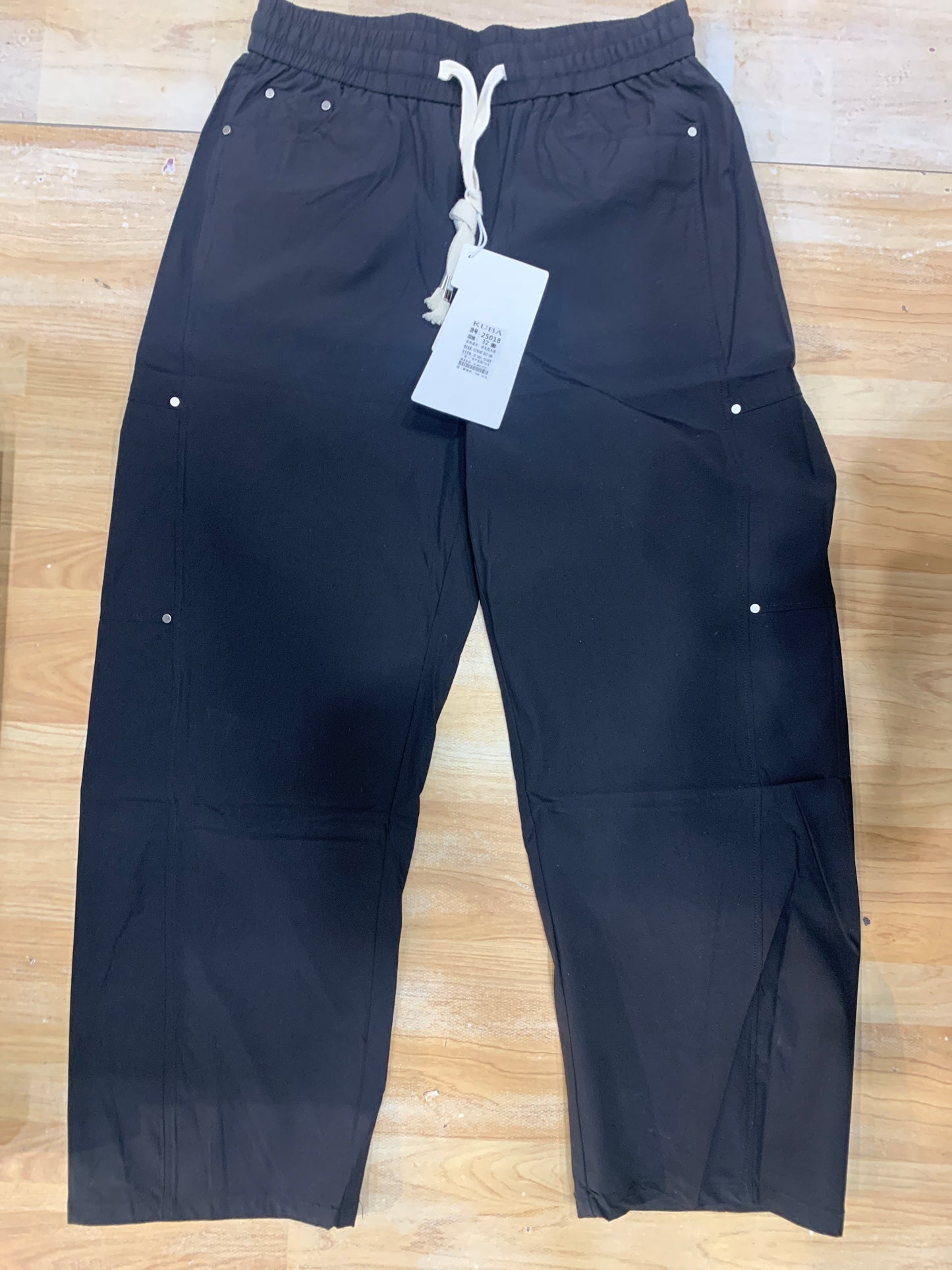 KUBA Black Cargo Stretch Fit 25018