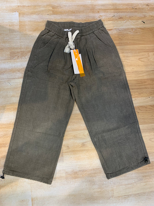 JINGPINFUSHI Grey Denim Jogger Style Unisex Pants 989401