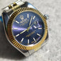 Lor Sliver Golden Chain Blue Dial Japanese Machinery Automatic Men's Watch 989720