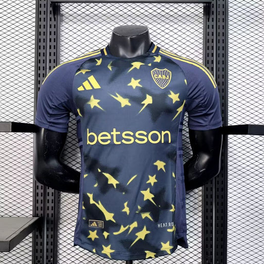 Ida Adi Blue Yellow Colour Star print Yellow Stripe CABJ BETSSON Round Neck P9594