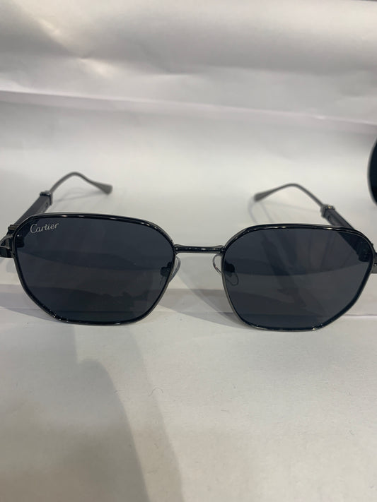 RAC Black Frame Black Shade Unisex Sunglasses T09100 55 16 136