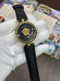 Rev Black Strap Black Dial Ladies Watch 901786