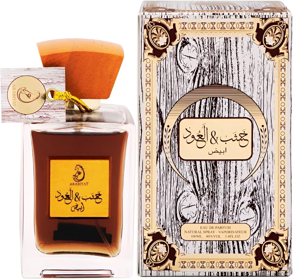 ARABIYAT KHASHAB & OUD WHITE EDP 100ML, Perfume for Men & Women (Unisex)