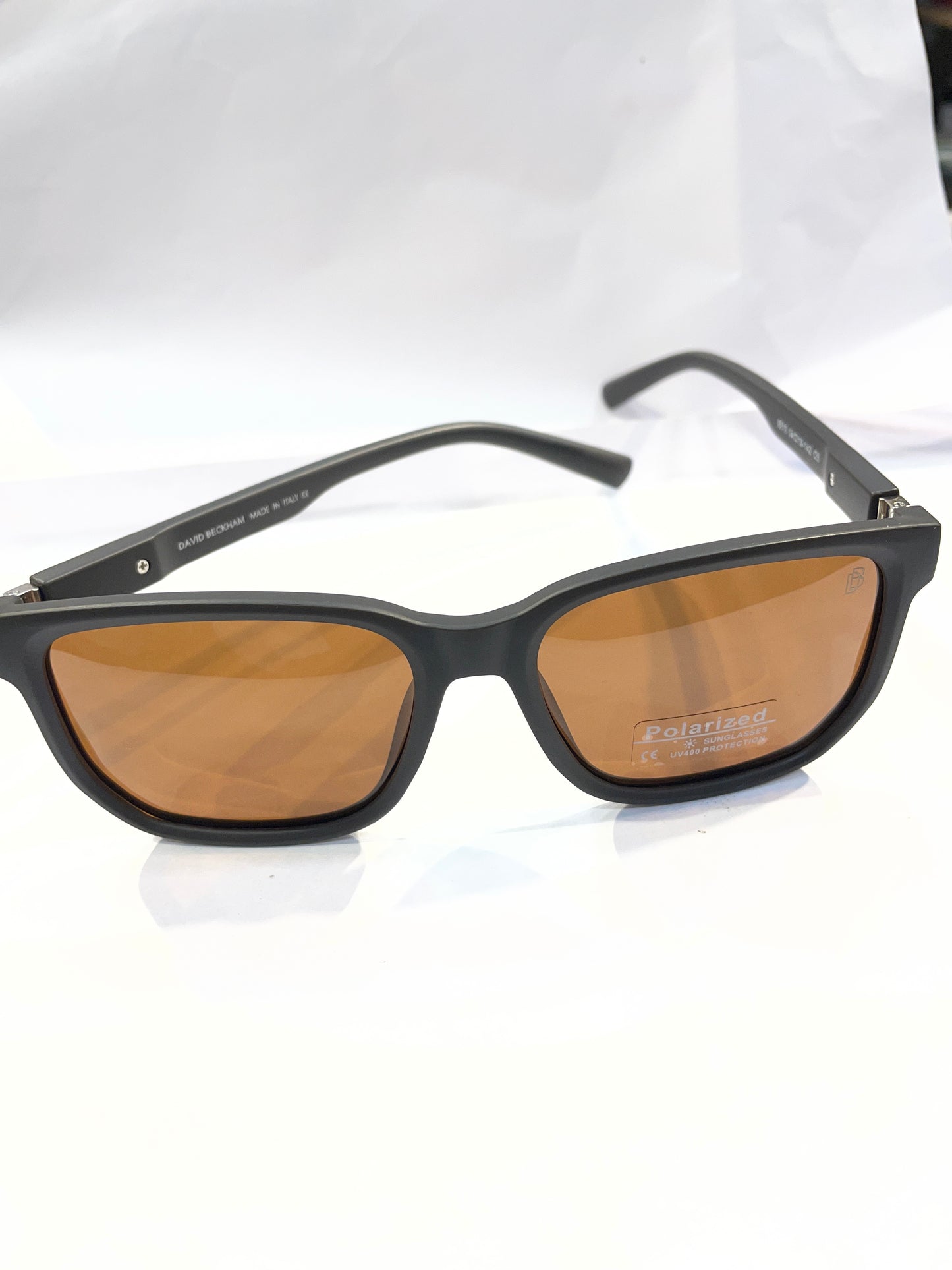 VAD DAV Black Brown Frame Brown Shade Unisex Sunglasses 8510 54 19 142