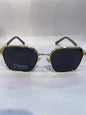 CUG Golden Frame Black Grey stick Black Shade Unisex Sunglasse  CF58439 54 16 145 C2