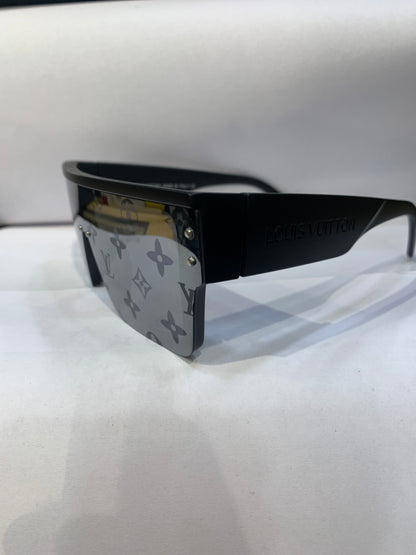 UOL LOU Black Frame Mercury Printed Shade Unisex Sunglass 1583 158 16 140