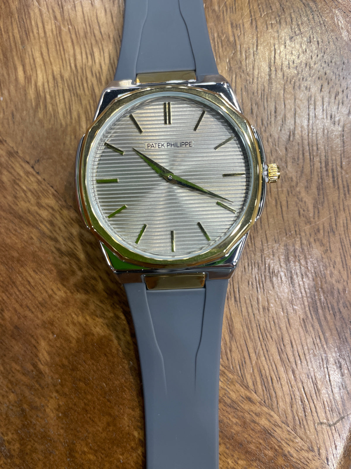 TAP PAT PP Grey Silicon Strap Grey Dial Men’s Watch 991133