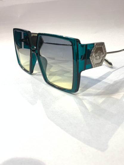 Rev Ver Dark Green Frame Green Shade Sunisex Sungless Sun043