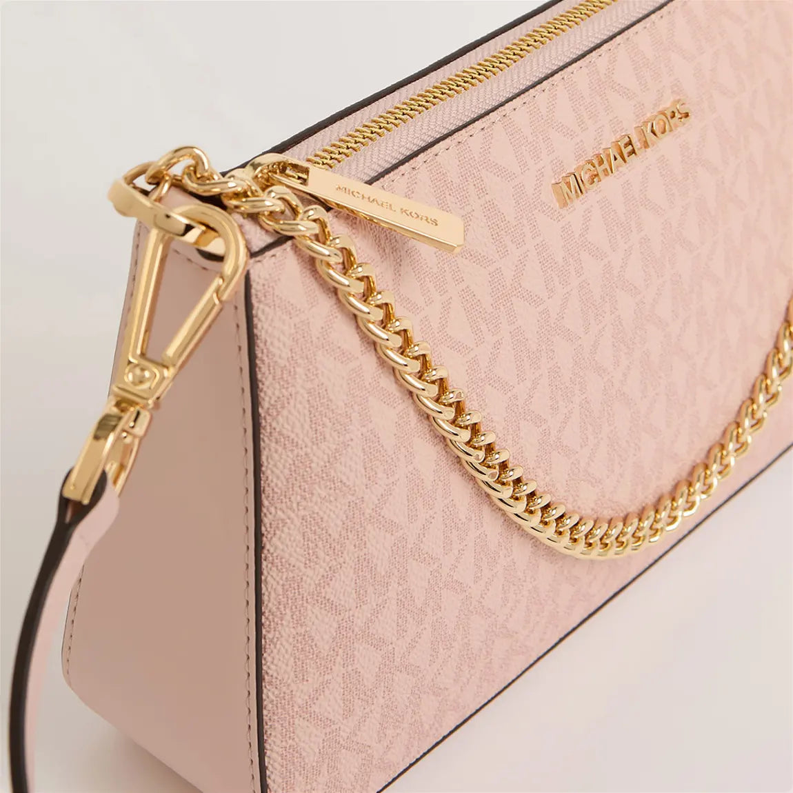CIM MK Print Pink Colour With Golden Chain Premium Quality Ladies Sling Bag 60033