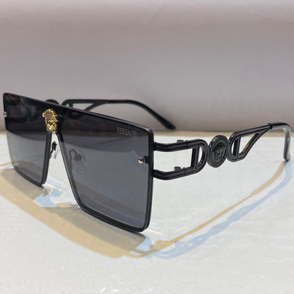 Rev Black Frame Black Shade Unisex Sunglasses 88063 52 16-142