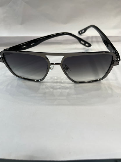 YAM Black Frame Black Shade Unisex Sunglass 5G218 50 21 151