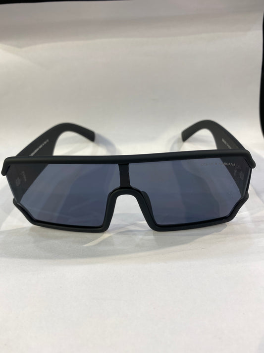 LOD Matte Black Frame Black Shade Unisex Sunglass DG6188/S C3 53 16 148