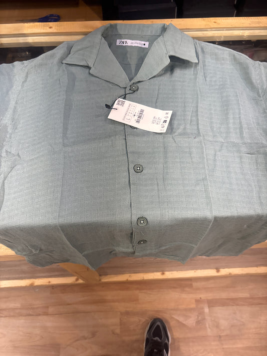 Raz Green Colour Half Sleeve Imported Quality Premium Men’s Shirts 859593