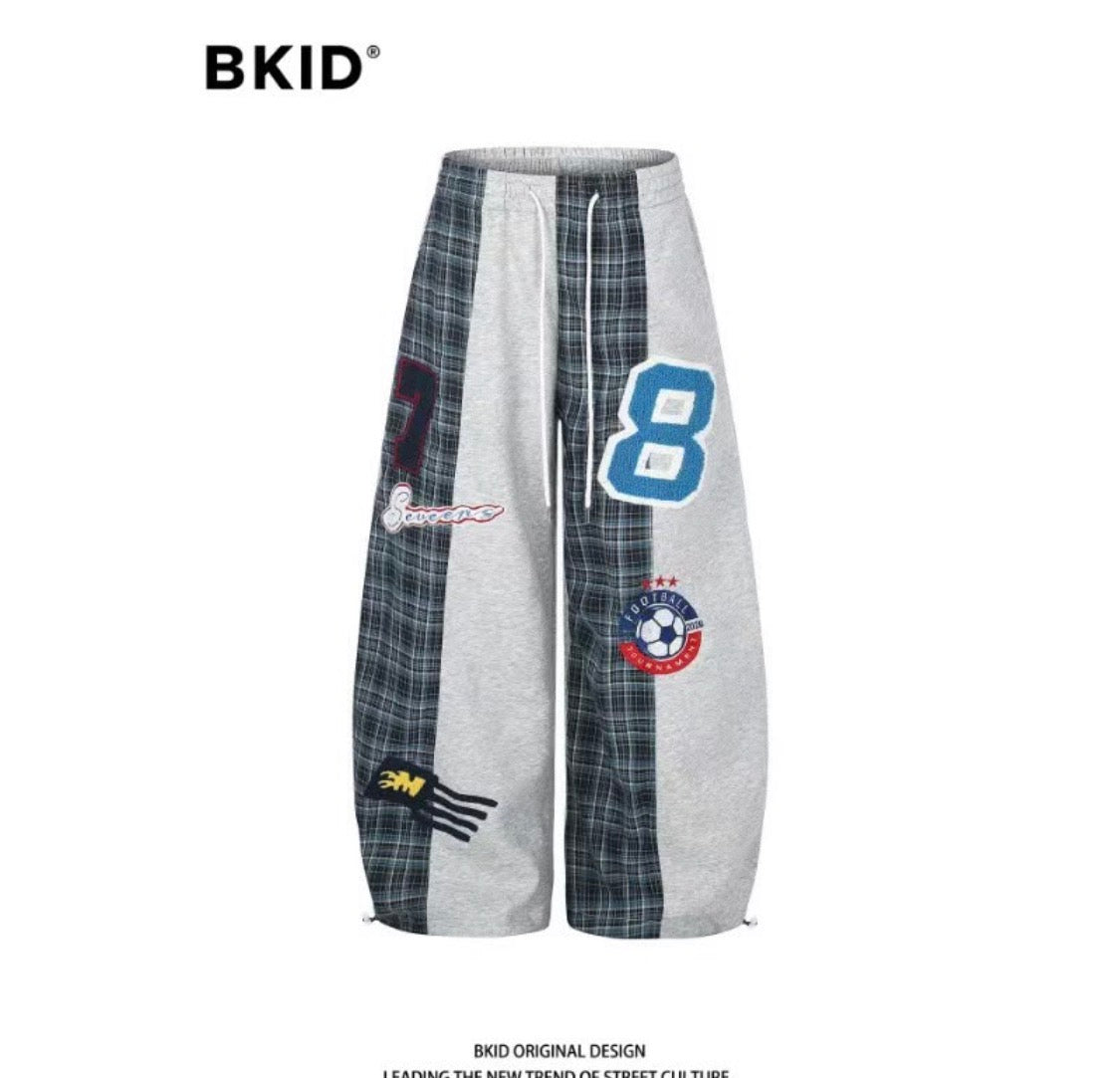 YIXI XIANSHENG Grey Colour Embroidery Fotoblal 2026 Print Premium Quality Imported Baggy Fit Lower