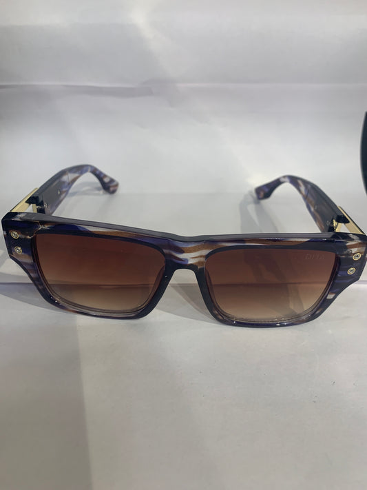 TID Brown Patterned Frame Brown Shade Unisex Sunglasses 3516 56 17 118