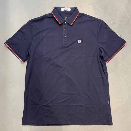 NOM MON Blue Colour Half Sleeve Stichless Strachable Men’s Collar TShirt 8756