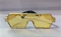 LAS FER Matt Golden Frame Trancy Yellow Shade Golden Black Stick Unisex Sunglasses SUN102